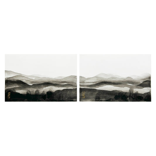 Les nuances du Poët-Laval - Peinture Lavis