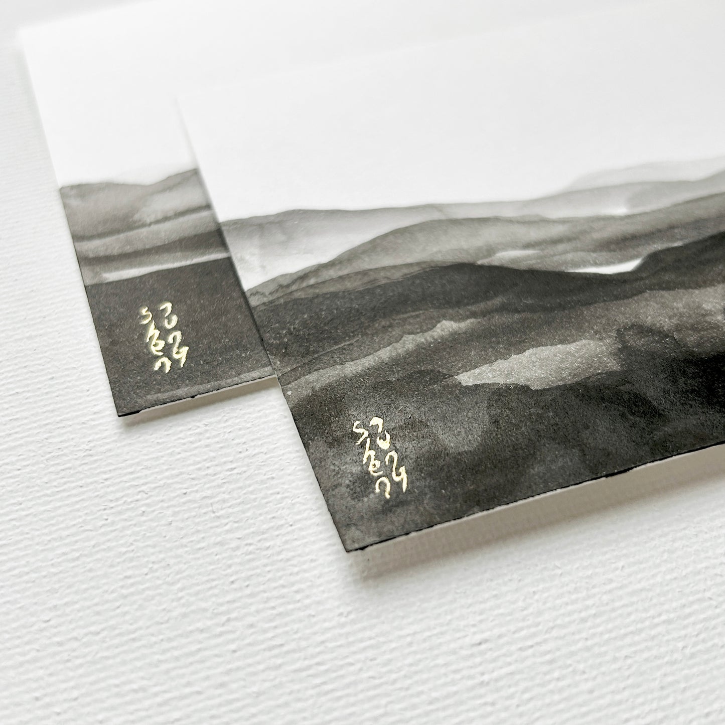 The shades of Le Poët-Laval - Ink Wash Painting
