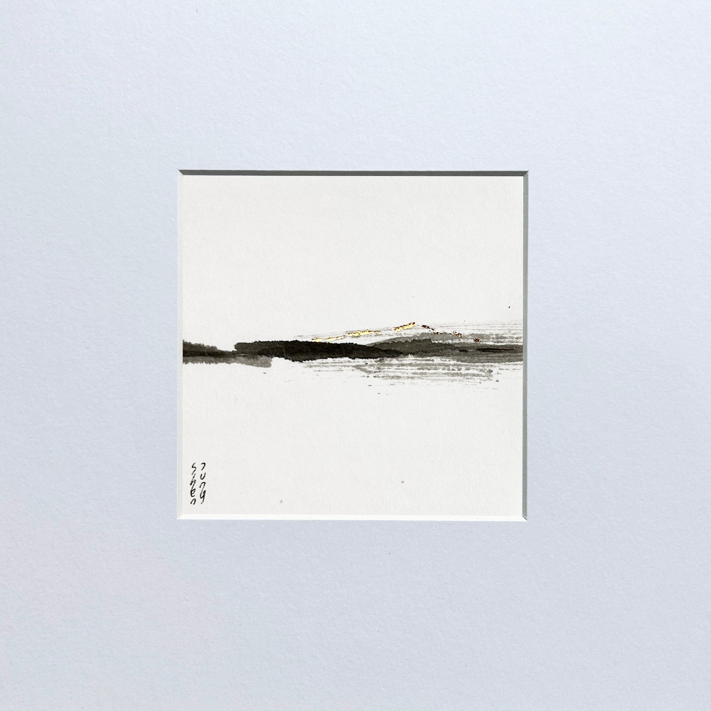 Le regard 12 - Lavis sur papier Xuan
