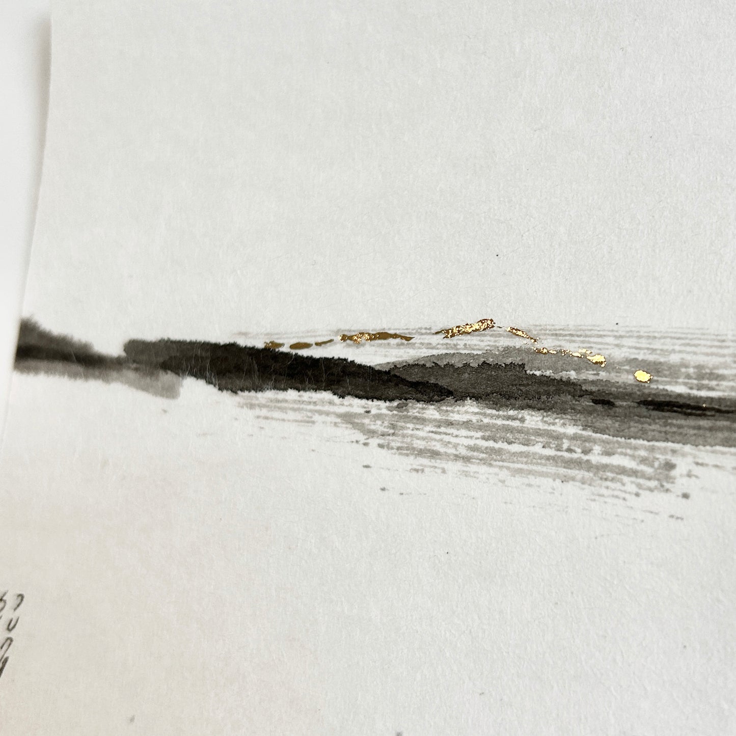 Le regard 12 - Lavis sur papier Xuan
