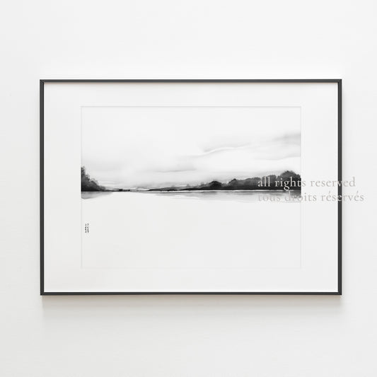 Tirage - La Seine et la pensée