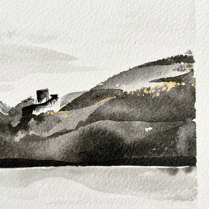 From the other side - Ink Wash Painting